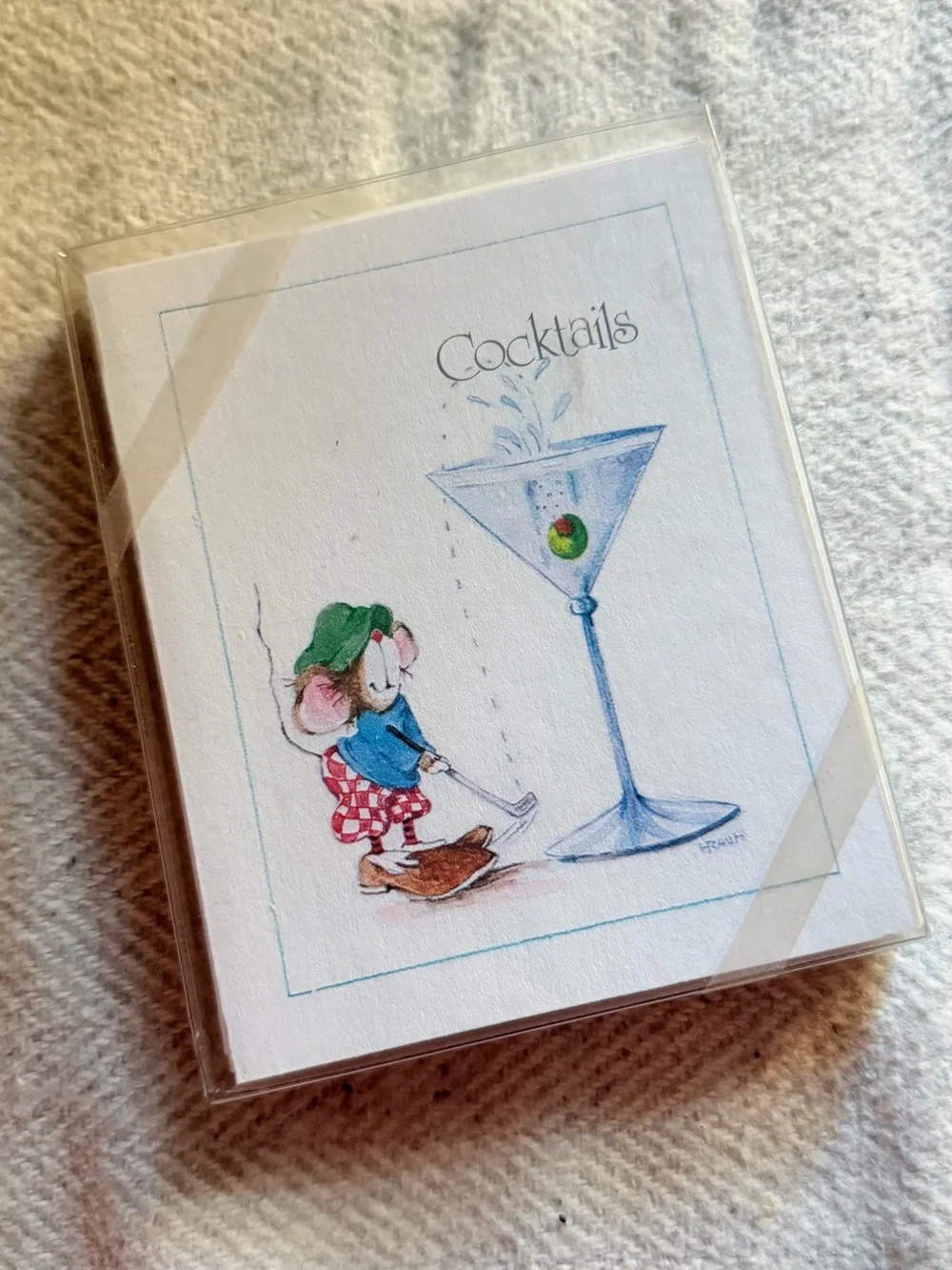 Nutmeg Papers Inc. 10 Small Coctails Invitations with Envelopes Unopened